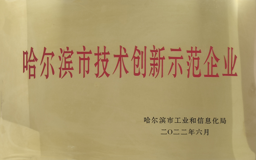 哈尔滨市技术创新示范企业.png